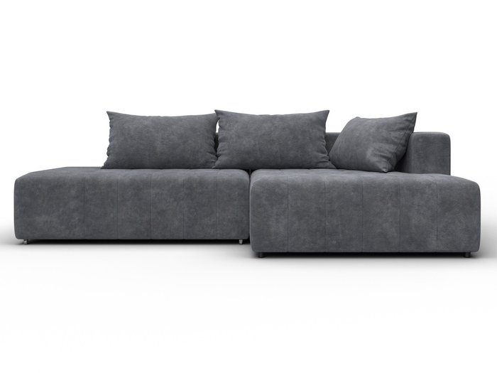 Угловой диван-кровать Лига-103 серого цвета правый - купить Угловые диваны по цене 88990 Угловой диван-кровать Лига-103 серого цвета правый - купить Угловые диваны по цене 88990