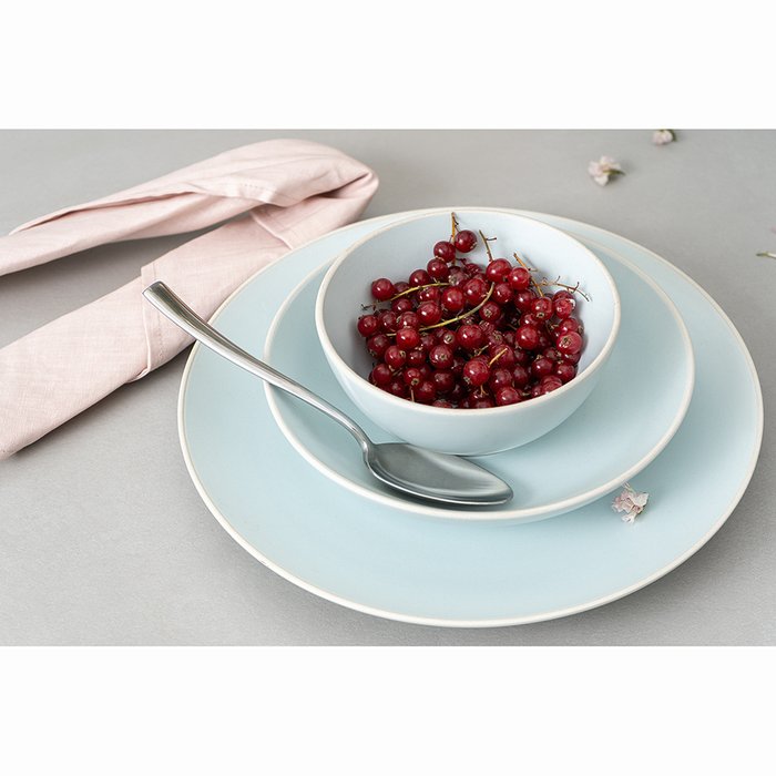 Набор обеденных тарелок simplicity, D26 см, голубые, 2 шт. - купить Тарелки по цене 1900.0