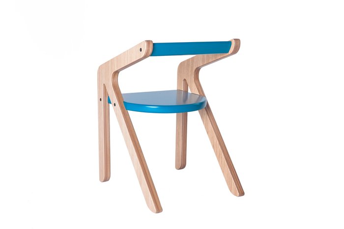 Стул MOONK "Malevich" синий 1.5-5 лет - лучшие Детские стулья в INMYROOM