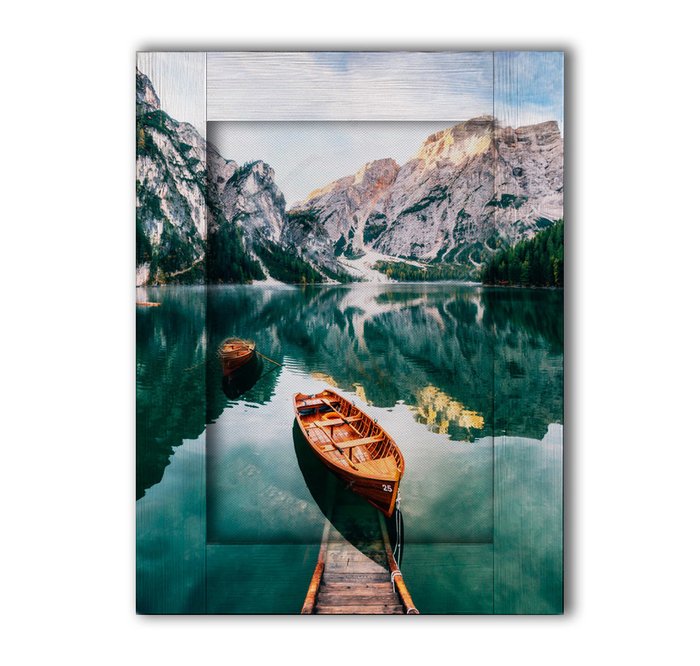 Картина Озеро Брайес с Арт рамой 70х90