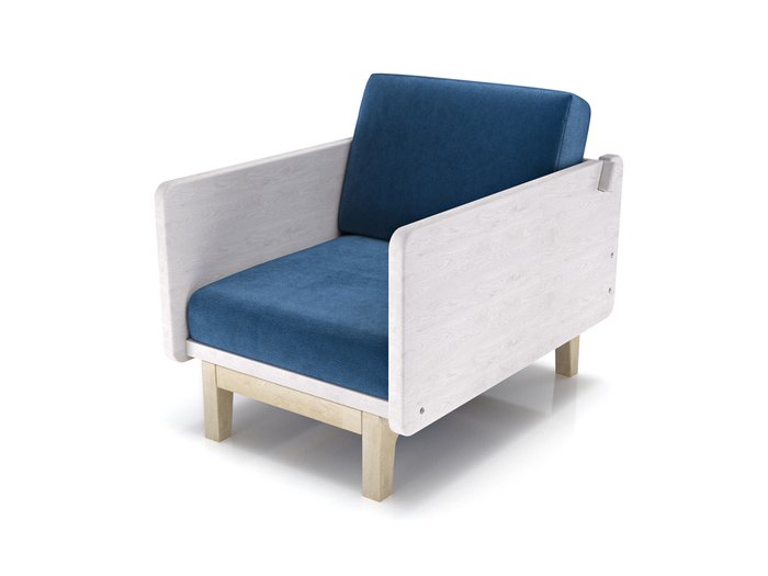 Кресло Двалин синего цвета - лучшие Интерьерные кресла в INMYROOM