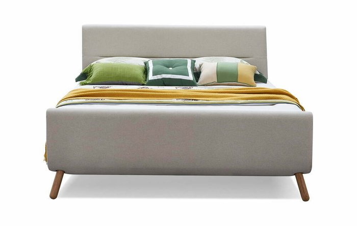 Кровать Borneo 160х200 бежевого цвета - купить Кровати для спальни по цене 48208.0