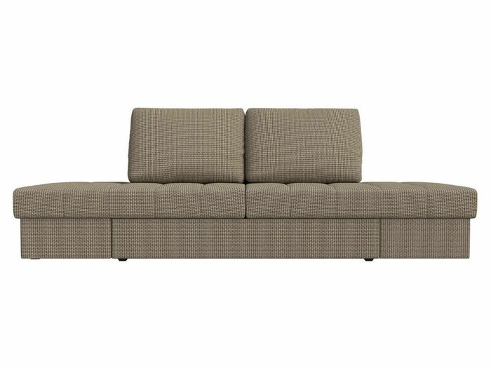 Прямой диван трансформер Сплит бежево-коричневого цвета - купить Прямые диваны по цене 39999.0