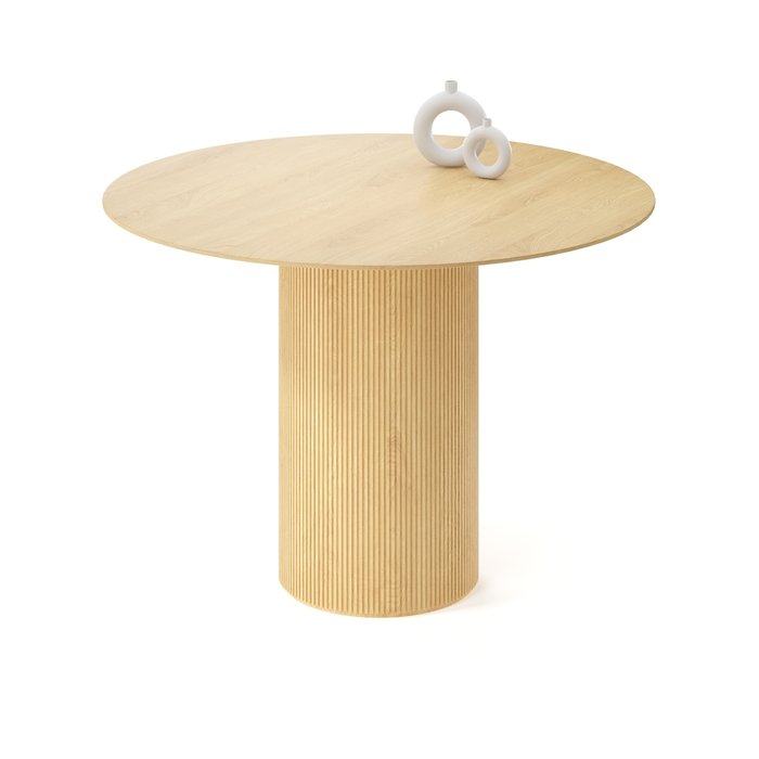 Обеденный стол Субра S бежевого цвета - купить Обеденные столы по цене 63089.0