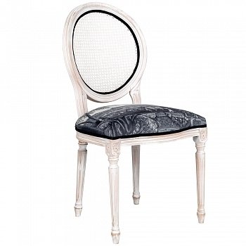 Стул Сен-Жермен со спинкой из ротанга - купить Обеденные стулья по цене 32000.0