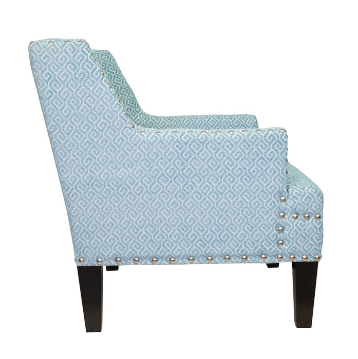 Кресло Mart blue с обивкой из велюра - купить Интерьерные кресла по цене 50100.0
