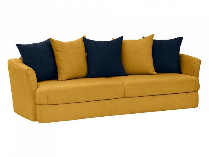 Диван-кровать California горчичного цвета - купить Прямые диваны по цене 61400.0