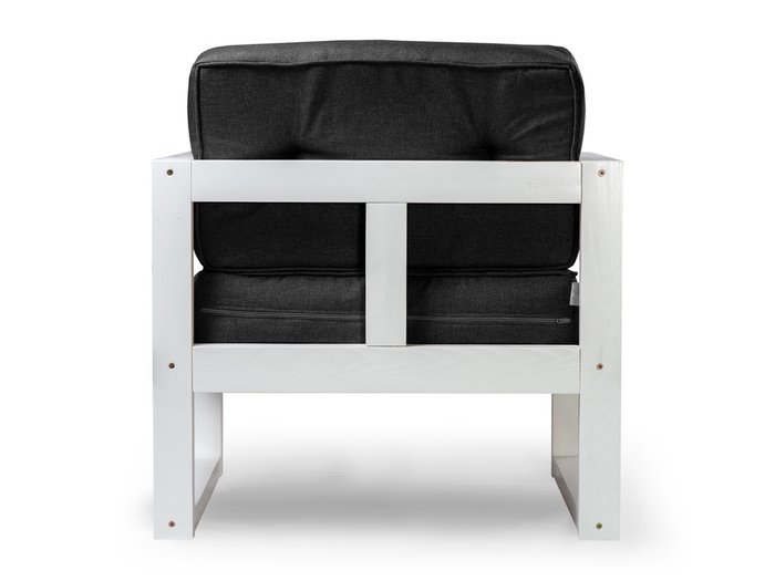 Кресло Астер с обивкой из рогожки черного цвета - лучшие Интерьерные кресла в INMYROOM