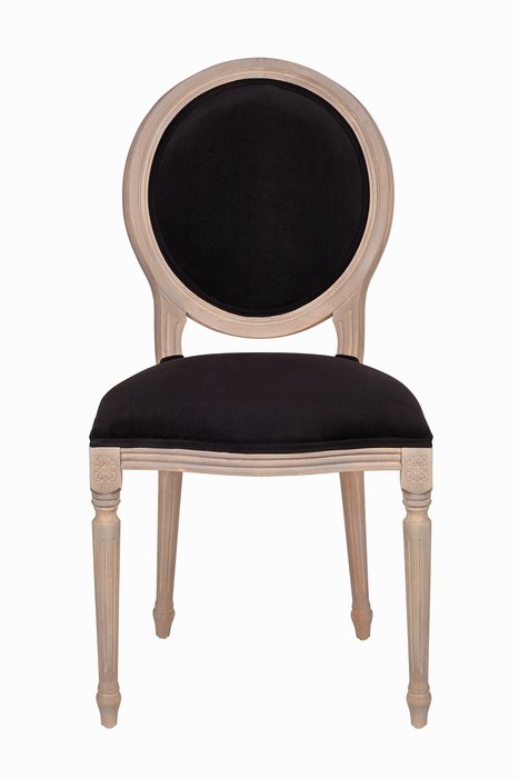 Стул Delo в обивке из черного велюра - купить Обеденные стулья по цене 23800.0