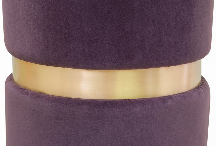 Пуф Brassy violet фиолетового цвета - лучшие Пуфы в INMYROOM Пуф Brassy violet фиолетового цвета - лучшие Пуфы в INMYROOM