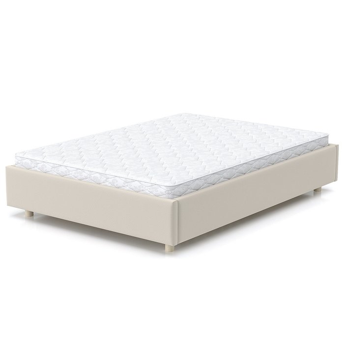 Кровать SleepBox 120x200 светло-бежевого цвета Кровать SleepBox 120x200 светло-бежевого цвета
