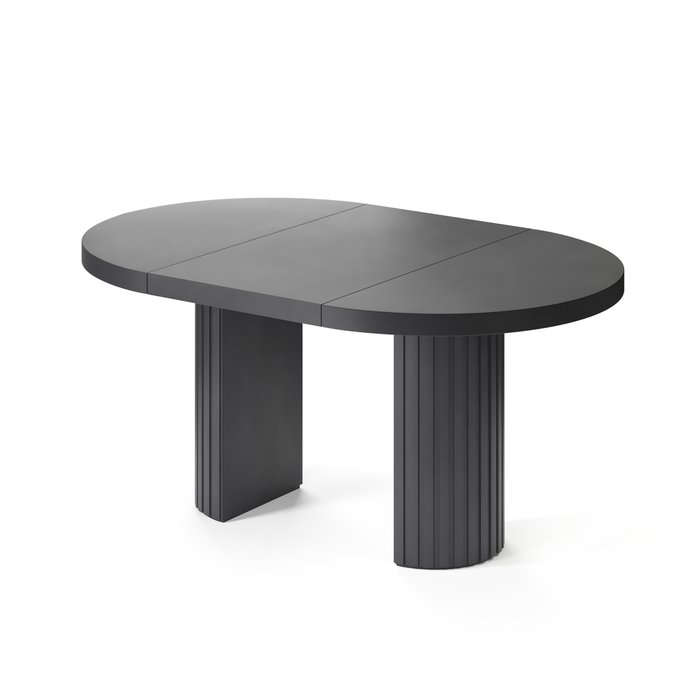 Обеденный стол раздвижной Регул ХL черного цвета - купить Обеденные столы по цене 159197.0