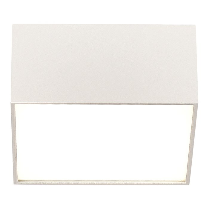 Светильник потолочный Белый LED 1*12W 4000K 1 080Lm Ra&gt;90 120° IP20 L120xW120xH55 180-2 Накладные светильники - лучшие Потолочные светильники в INMYROOM
