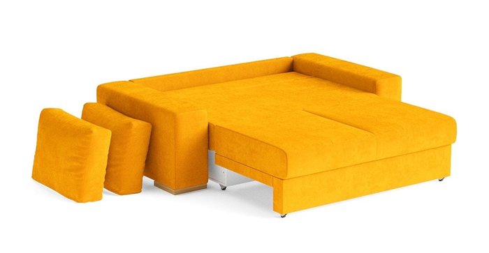 Диван-кровать Матиас желтого цвета - купить Прямые диваны по цене 61422.0