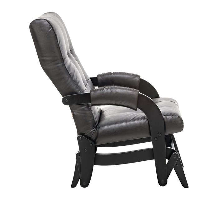 Кресло-маятник Спринг черного цвета - лучшие Интерьерные кресла в INMYROOM