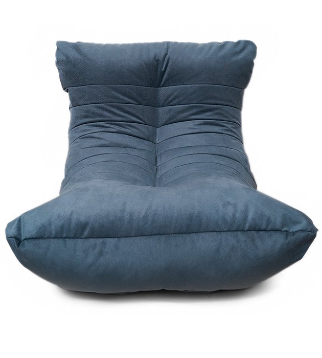 Кресло мешок Кокон Maserrati 17 XL синего цвета - купить Бескаркасная мебель по цене 8010.0