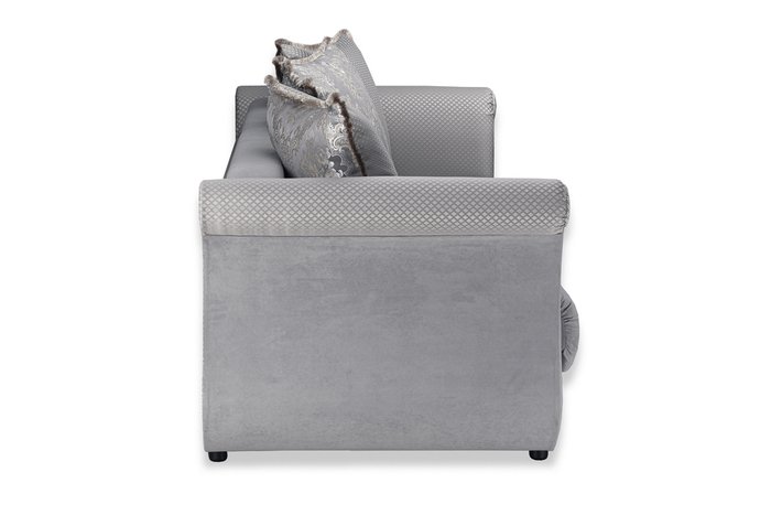 Прямой диван-кровать Дарем серого цвета - лучшие Прямые диваны в INMYROOM