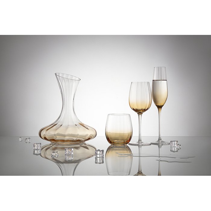Набор бокалов для шампанского gemma amber, 225 мл, 2 шт. - купить Бокалы и стаканы по цене 2125.0