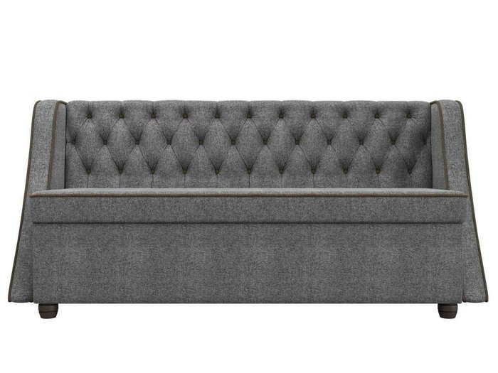 Кухонный прямой диван Лофт серого цвета - купить Прямые диваны по цене 46999.0