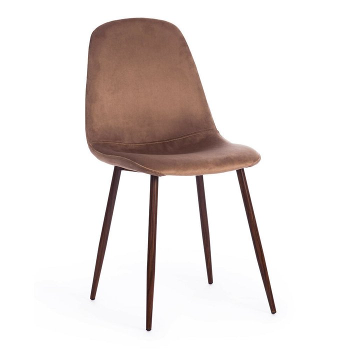 Набор из четырех стульев Breeze коричневого цвета - купить Обеденные стулья по цене 10800.0