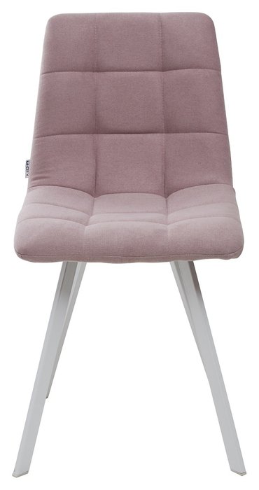Стул Chilli Square лилового цвета с белыми ножками - лучшие Обеденные стулья в INMYROOM