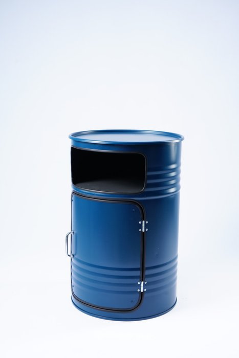Тумба для хранения-бочка синего цвета - купить Тумбы для хранения по цене 18000.0