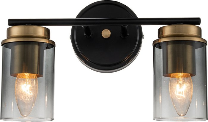 Бра Escada Dinasty 2118/2A E14*40W Black/Brass Бра Escada Dinasty 2118/2A E14*40W Black/Brass