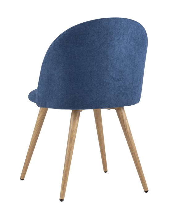 Стул Лион темно-синего цвета - лучшие Обеденные стулья в INMYROOM