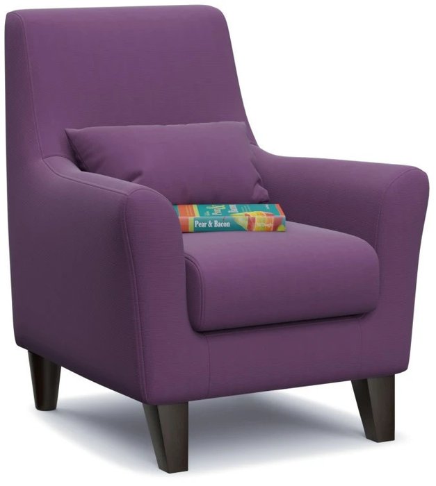 Кресло Либерти фиолетового цвета