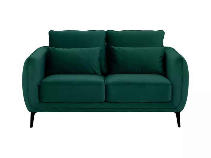 Диван Amsterdam темно-зеленого цвета - купить Прямые диваны по цене 69930.0