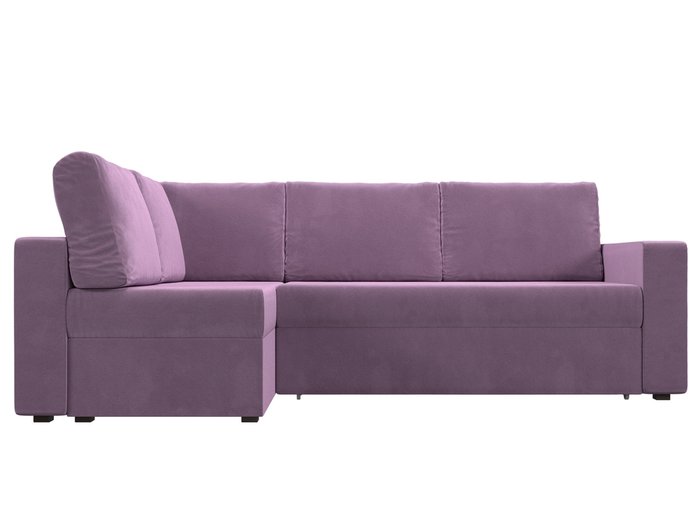 Угловой диван-кровать Оливер сиреневого цвета левый угол - купить Угловые диваны по цене 48999.0