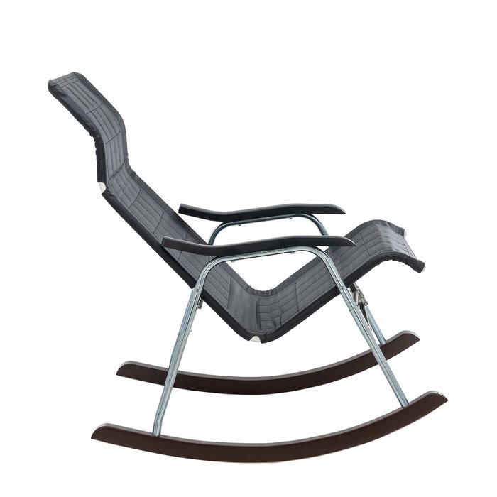 Кресло-качалка складная Белтех черного цвета - лучшие Интерьерные кресла в INMYROOM