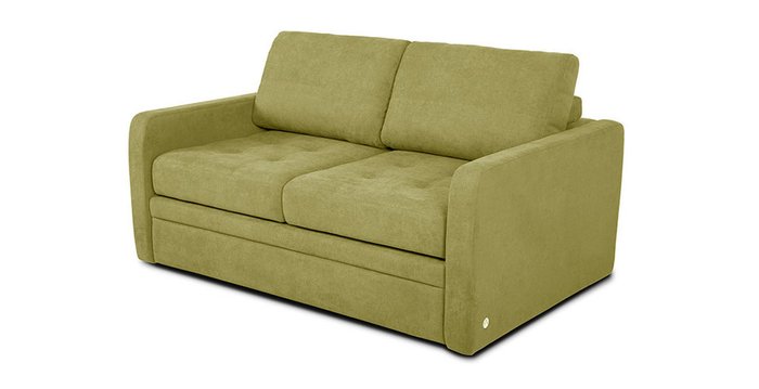 Прямой диван-кровать Бруно зеленого цвета  - купить Прямые диваны по цене 72048.0