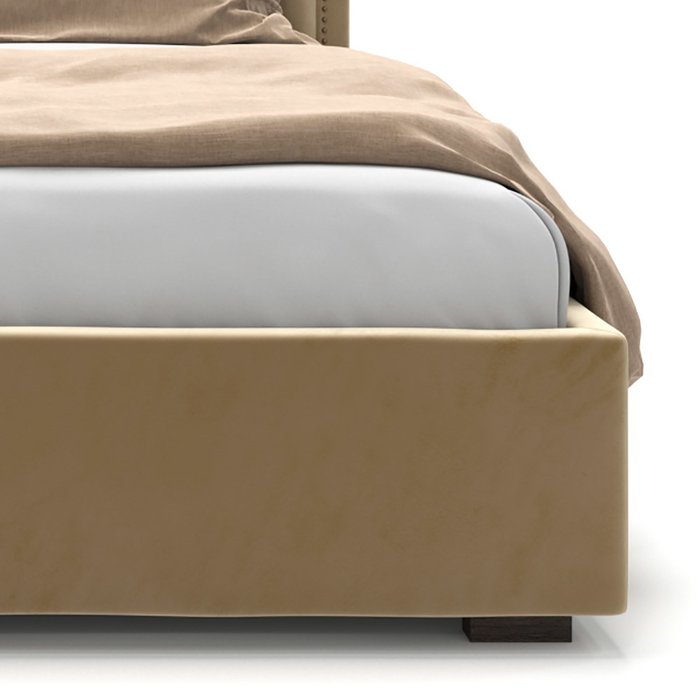 Кровать Celine бежевого цвета 200х200 - лучшие Кровати для спальни в INMYROOM