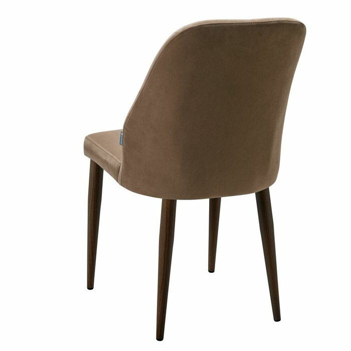 Стул Alen темно-бежевого цвета с коричневыми ножками - лучшие Обеденные стулья в INMYROOM