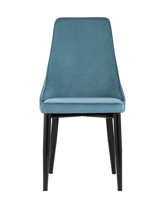 Стул Ларго велюр пыльно-голубого цвета - лучшие Обеденные стулья в INMYROOM