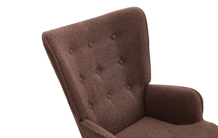 Кресло Hygge коричневого цвета - лучшие Интерьерные кресла в INMYROOM