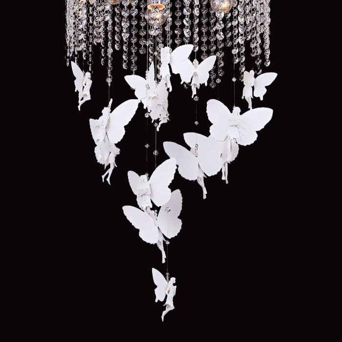 Каскадная люстра Fairies 1165-4PC (хрусталь, цвет прозрачный) - лучшие Подвесные люстры в INMYROOM Каскадная люстра Fairies 1165-4PC (хрусталь, цвет прозрачный) - лучшие Подвесные люстры в INMYROOM