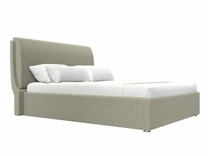 Кровать Принцесса 160х200 серо-бежевого цвета с подъемным механизмом - лучшие Кровати для спальни в INMYROOM