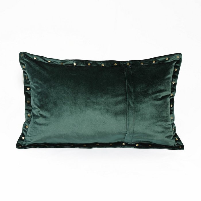 Чехол для подушки Людвиг 40х60 зеленого цвета - купить Чехлы для подушек по цене 1491.0