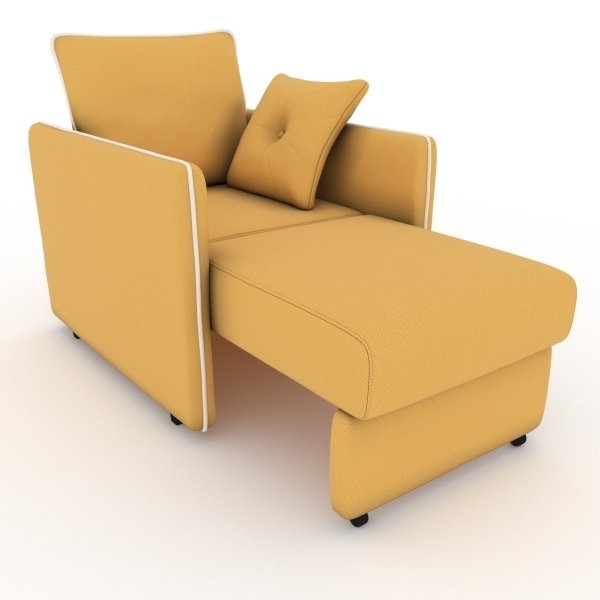Кресло-кровать Cardinal желтого цвета - купить Интерьерные кресла по цене 9700.0