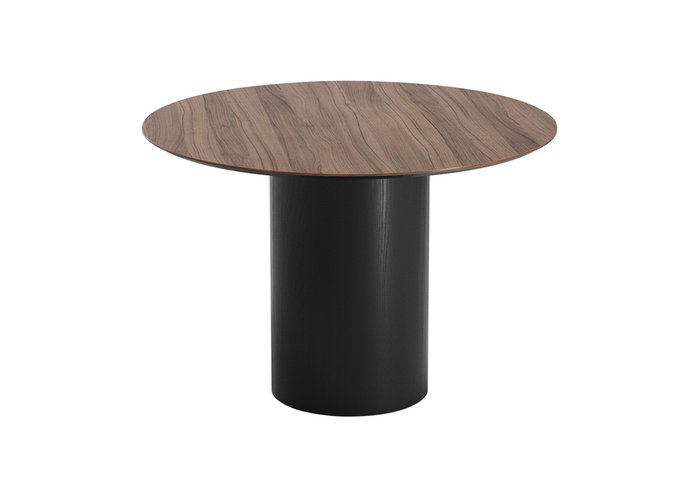 Стол обеденный Type D 110 черно-коричневого цвета