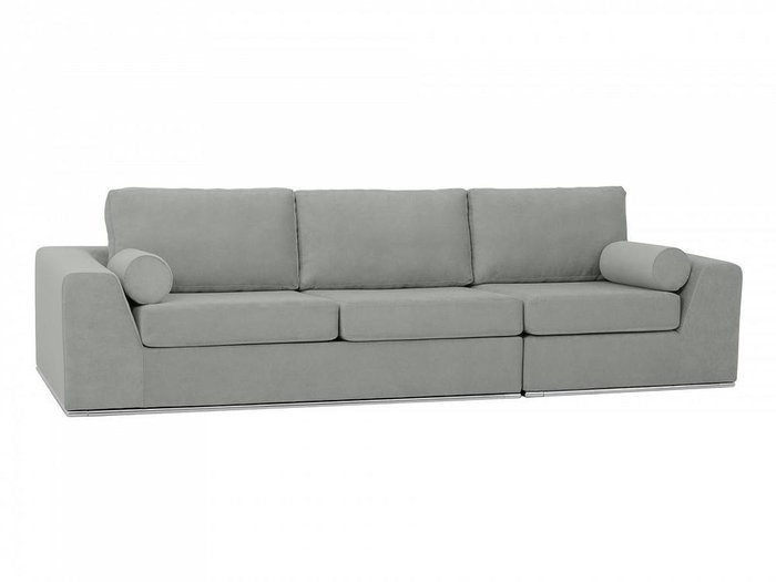 Угловой диван-кровать Igarka светло-серого цвета - купить Угловые диваны по цене 151900.0