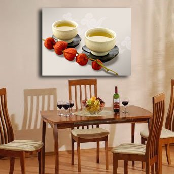 Декоративная картина на холсте "Две чашки" - купить Принты по цене 2890.0