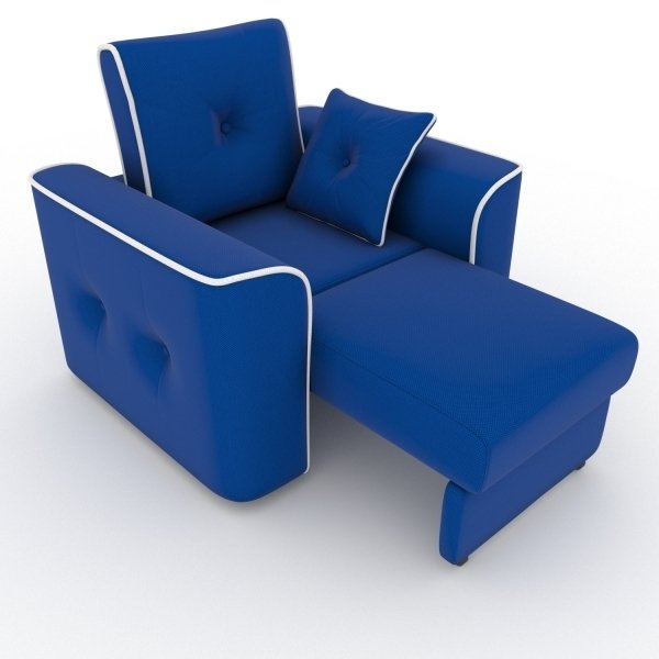 Кресло-кровать Navrik синего цвета - купить Интерьерные кресла по цене 9700.0