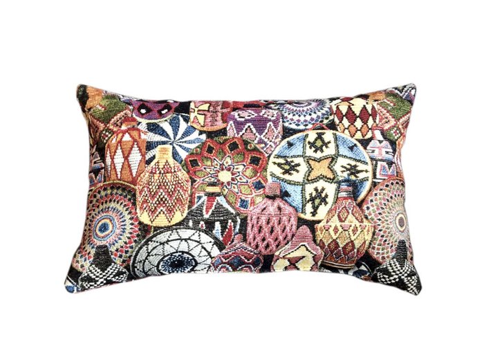 Подушка интерьерная Мозамбик с ярким узором - купить Декоративные подушки по цене 3600.0