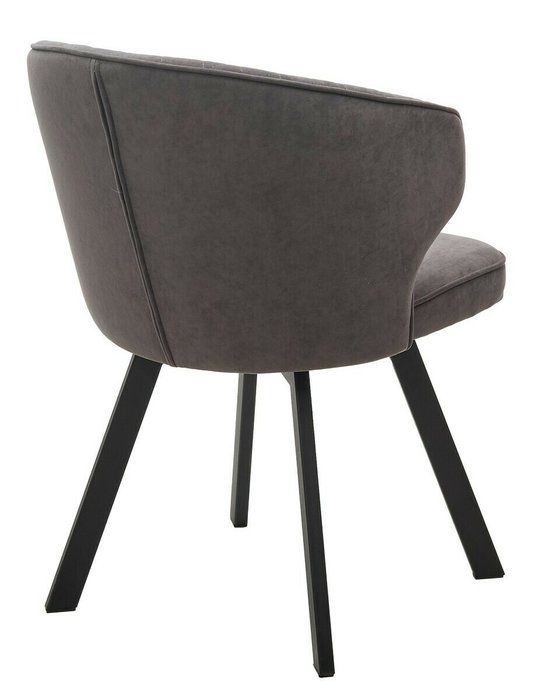 Стул поворотный Skat темно-серого цвета - лучшие Обеденные стулья в INMYROOM