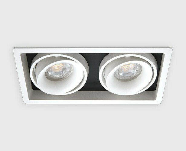Встраиваемый светильник DE-312 white (металл, цвет белый) - купить Встраиваемые споты по цене 4950.0