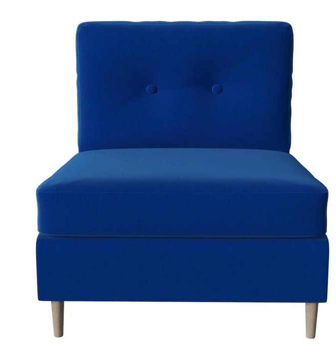 Модуль кресло Белфаст синего цвета - купить Интерьерные кресла по цене 13620.0