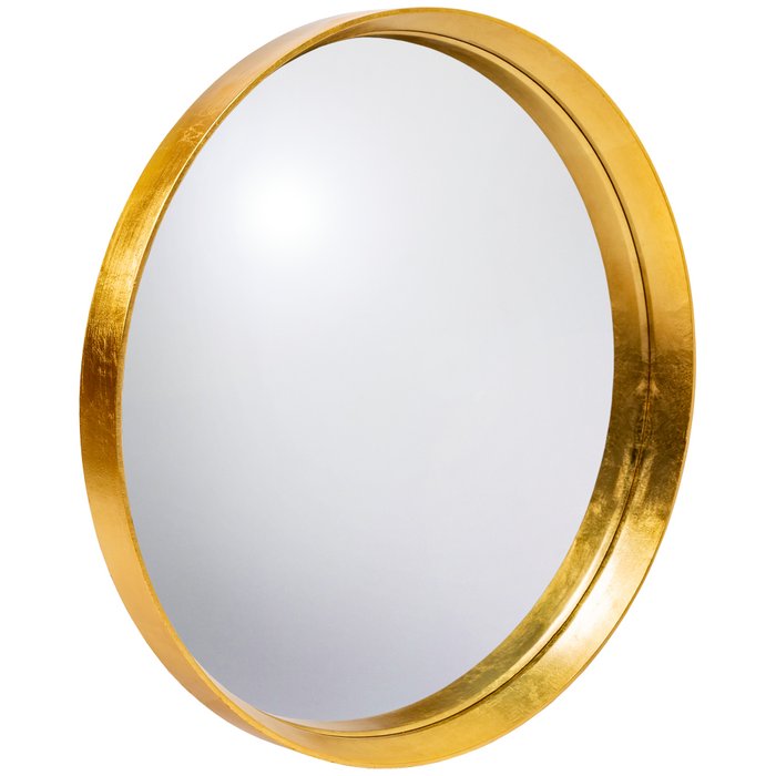 Настенное зеркало Хогард Голд L в раме золотого цвета - купить Настенные зеркала по цене 20900.0